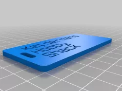My Customized Customizer Version of luggage label