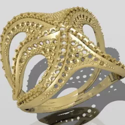  octopus ring 3D print model