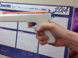 One-Piece Rubber Band Gun