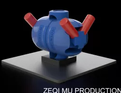 quantum grenade  3D print model