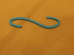 S-hook for household items
