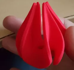 Teardrop Quatrefoil Math Sculpture 3D print model