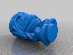tiki scan of Lava table lighter