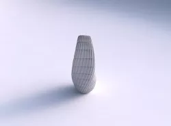 Top squeezed helix with strange tiles 3D print model
