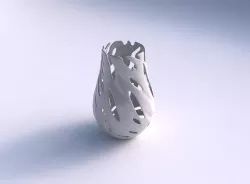 Vase twisted with smooth cuts 3D print model