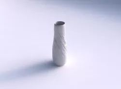 Vase with twisted rocky bulges 3D print model