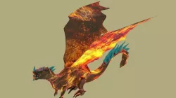 3D Lava Fantasy Dragon 3D model