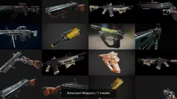 Advanced Weapons 3D Model Collection