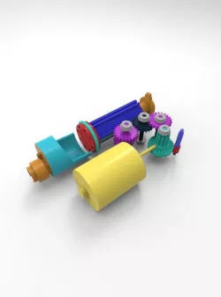 AEP gearbox display 3D model
