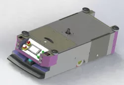 AGV carrier car 3D model