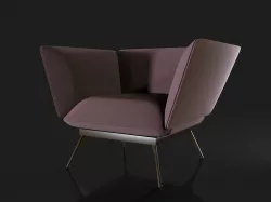 Altair Armchair C 3D model