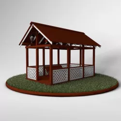 Arbor construction 3D model
