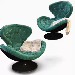 Armchair with decor 4 3D model