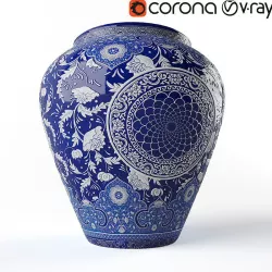 Asian Vase 3D model