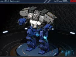 Assault Mech Kommandant Low-poly  3D model
