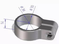 Attachement for bike light