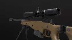 AWM AWP Sniper Rifle Low-poly  3D model