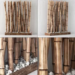 Bamboo decor box 3D model