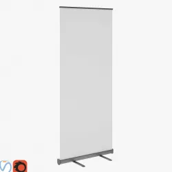  Banner Stand  3D model