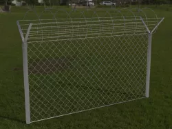 Barbed Wire Fence Low-poly  3D model