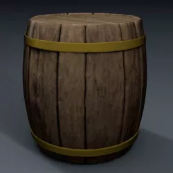 Barrel 3D model