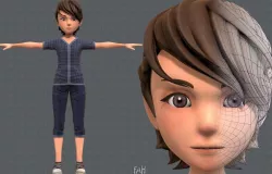 Base ManV02 Clothing V01 Low-poly  3D model