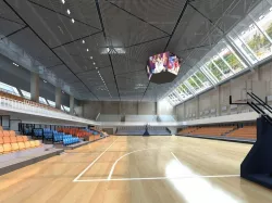 Basketball Hall 3D model