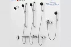 Bath and shower faucets Villeroy - Boch SUBWAY set 22 3D model