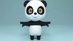 Bear Cartoon 3D model
