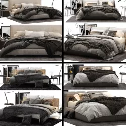 Bed Colection 02 3D model