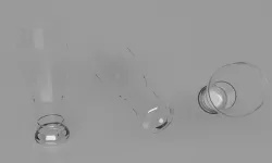 beer glasses 3D model