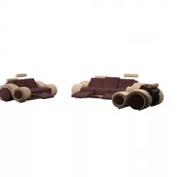 Behr 3 Piece Leather Living Room Set -SOFA Low-poly  3D model