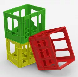 Beverage crate 3D model