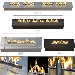 Bio Fireplaces Ruby Fires 3D model