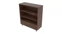 Black Wood Big Cabinet Low-poly  3D model