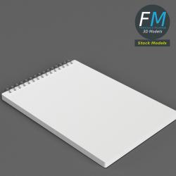 Blank face mask 3D model