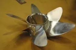 Boat propeller made with T-spline 3D model