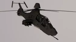 Boeing Sikorsky RAH-66 Comanche Low-poly  3D model
