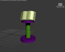 Book stand 3D model