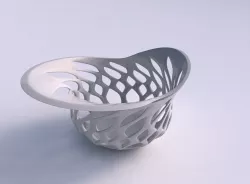 Bowl seed shell with smooth beveled cuts and extruded top ecc... 3D print model