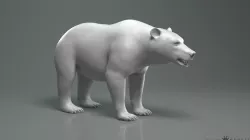 Brown Bear - Highpoly Sculpture 3D model