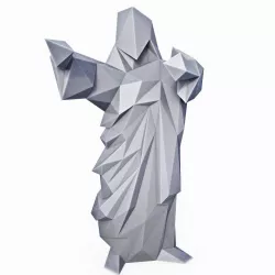 Buddy Christ Low Poly Low-poly  3D model