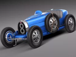Bugatti Type 35 1925-1929 3D model