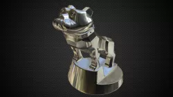 bulldog figure 3 3D model