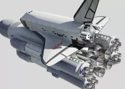 Buran space shuttle 3D model