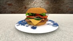 Burger 3D model