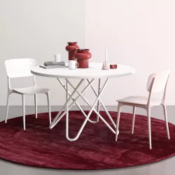 Calligaris Liberty chair and Stellar table set 3D model