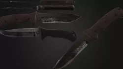 Chris Reeve Neil Roberts Warrior Knife Low-poly  3D model