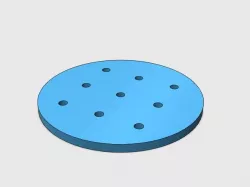 Circular 3x3 LED matrix