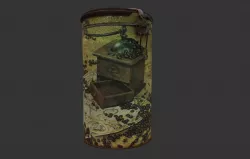 Coffee can Low-poly  3D model